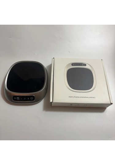 Willowhaven 1 Adet Gri Akıllı Termostatlı Bardak Altlığı Usb Ofis Kahve Sıcak İçecek