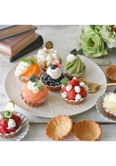 Gatherco Çiçek Dantel Karbon Çelik Fırın Kalıbı Meyveli Yumurta Tartı Mini Kek Bisküvi Kalıbı Kurabiye Turta Kendin Yap Kalıbı