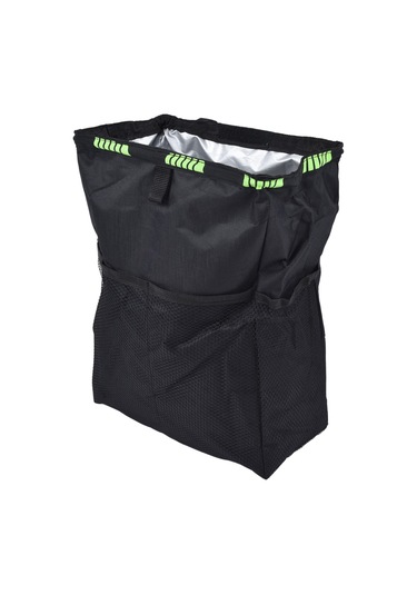 Kangvka Siyah 600d Oksford Kumaş Araba Saklama Çantası - Su Geçirmez İç Liner, 3 Cep Ve Katlanabilir Tasarım İle Araç İçindeki Eşyaları Düzenle