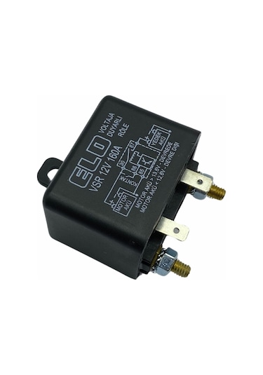 Elo 12V Akü Ayırıcı Vsr Röle 160 A Voltaja Duyarlı Su Geçirmez N11.1279