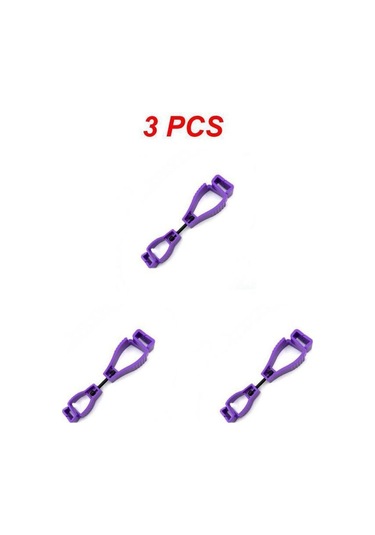 Mor 3 Adet-1/3/5 Adet Çok Fonksiyonlu Eldiven Klip Tutucu Askı Koruma Emek Çalışm Kapmak Yakalayıcı Güvenlik Ev Gereçleri 47148237