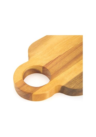 Naturalove Akasya Dikdörtgen Kesme Tahtası - Kahverengi - 32x12 Cm Kahverengi