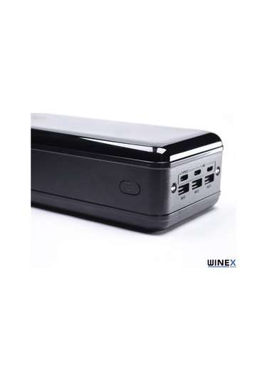 Winex YK90 50000mAh 2xUsbA Type-C Micro Lightning Ledli Powerbank