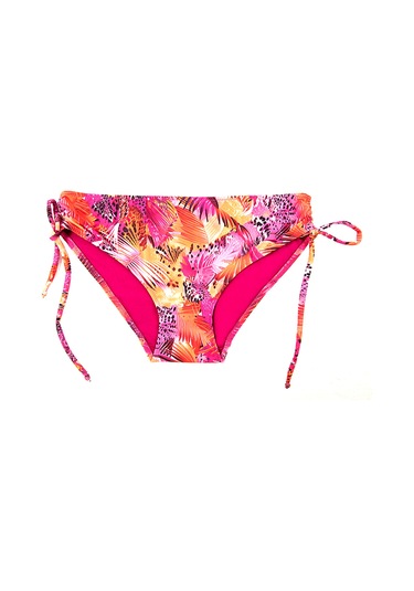 Suwen Forest Bağcıklı Bikini Alt Sb2582013171317 Pembe Desenli