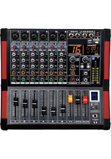 Odo Mx-6m99 6 Kanallı 99 Dsp Efektli Deck Mikser