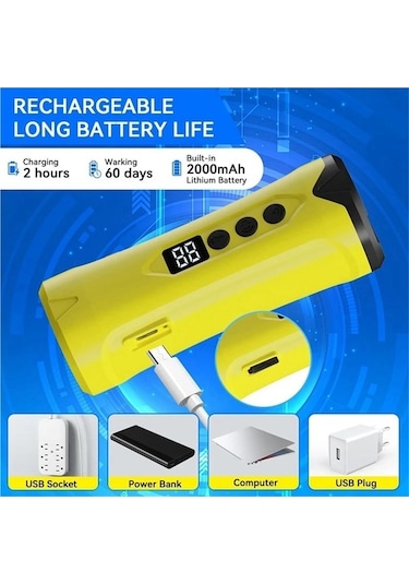 Jialan Ultrasonik Köpek Kovucu Köpek Bark Caydırıcı Flaş Işığı A