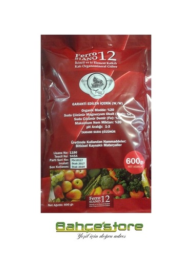 Ferro Sıano 12 Iz Element Katı Organomineral Demirli Gübre