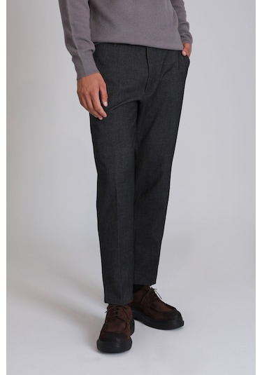 Lufian Bert Spor Erkek Chino Pantolon Slim Fit Koyu Gri Koyu Gri 112190307100160 Koyu Gri