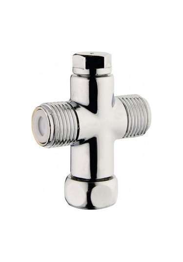 Pedallı Musluk/Pedallı Batarya Tek Pedal Çift Su Girişli