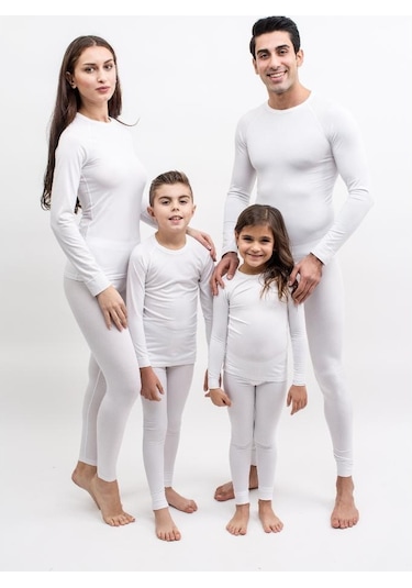 The Don Beyaz Renk Kız Çocuk Termal İçlik Üst (9-14 Yaş)