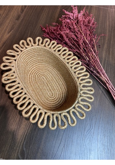 Galaxy Doğal, Jüt, Desenli, Sepet, Dolap Içi, Çocuk Odası, Düzenleyici, Saklama Sepeti Hasır