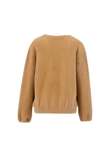 Armine Taş Detaylı Kazak 24kd2806 Camel Camel