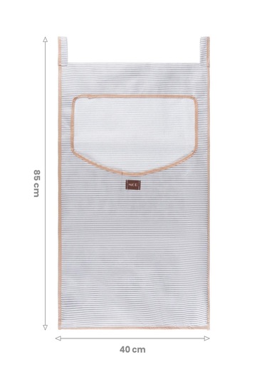 Kapı Arkası Kirli Çamaşır Sepeti I Temiz Çamaşır Sepet X Gri