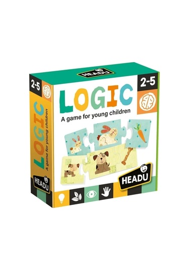 Headu Logıc (2-5 Yaş) Carioca 3 Parçalı Hayvan Yapbozu
