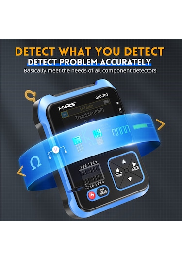 Fnirsi Dso-tc3 El Tipi Dijital Osiloskop Transistör Test Cihazı