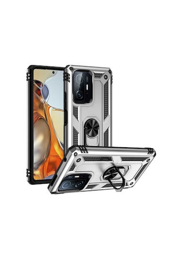Xiaomi Mi 11T Pro 5G Kılıf Yüzüklü Zırh Tank Vega