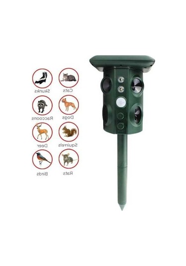 Ganzhoushop Yılan Ultrasonik Titreşim Mekan Kovucu Hayvan Güneş Fonksiyonlu Enerjili Dış Çok Cbtx Eo