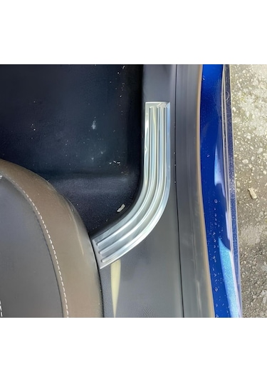 Ebal Otomotiv Renault Clio 5 HB Krom İç Kapı Eşiği 4 prç. 2020 ve üzeri P.ÇELİK