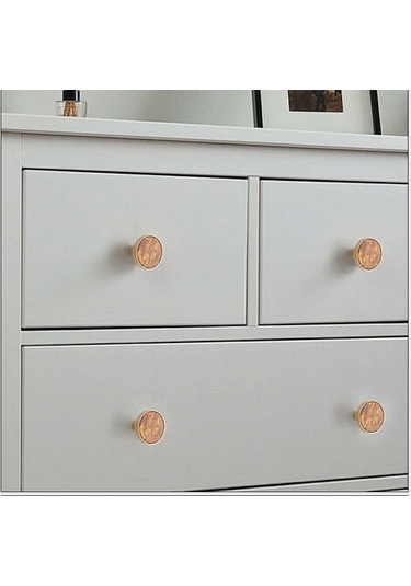 Katı Çinko Alaşımlı Yuvarlak Kapı Kolu, 4 Parça Dolap Kolu, Vidalı Dolap Kapısı Yuvarlak Kolu Çinko Alaşımlı Topuz