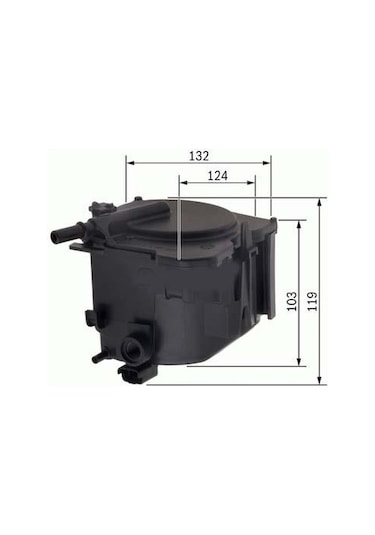 DELPHI HDF939 YAKIT FİLTRESİ BERLİNGO PARTNER TEPE BERLİNGO CMAX FİESTA FOCUS GALAXY SMAX V50 S40 C3 C4 C5 XSARA PİCASSO P206 P207 P307