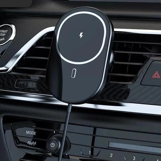 İpek Yıldızı 15w Mıknatıslı Takılabilen Hızlı Şarj Tüm Cihaz Ve Araçlara Uyumlu Araç İçi Şarj Cihaz