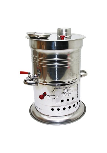 ÖZ-EL ZHT6442 10 L Tek Musluk Piknik Semaveri Inox