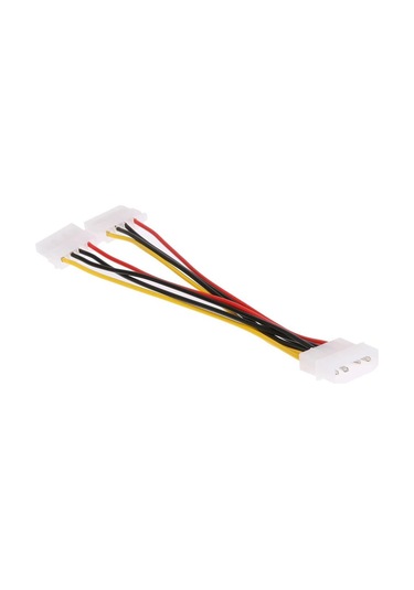 Tkz 2544 4 Pin Molex Power Çoklayıcı 2 Çıkış 1 Giriş Supply Kasa Güç Kablosu