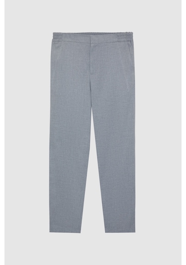 Twn Relaxed Fit Pilesiz Gri Jogger Pantolon 5ec03sv04344m 301