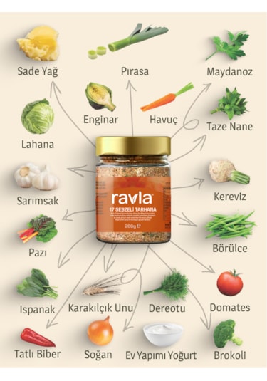 Ravla 17 Sebzeli Tarhana - 200 G