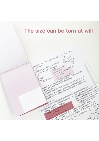 Dofolink Kırpılabilir Kırmızı Hata Düzeltme Kağıdı - A6 Boyutlu 21 Yaprak Öğrenme Gereci 1 Adet