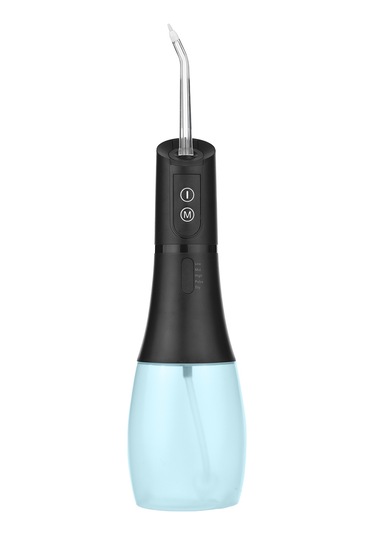 Samdoo Ev Ve Taşınabilir Elektrikli Diş Temizleyici, 1100mah Li-pil, 5 Temizlik Modu, 4 Ağız Damlaticısı, 400ml Su Tankı, Ipx7 Su Geçirmez Siyah Çok Renkli