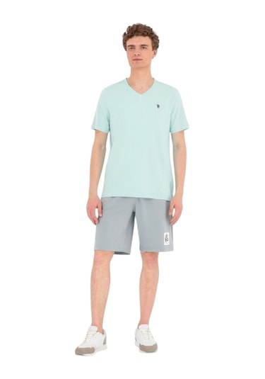 U.S. Polo Assn. Erkek V Yaka T-shirt Nil