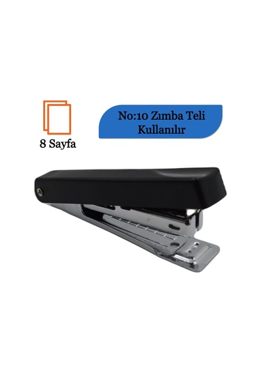Eagle 8 Sayfa Kapasiteli No:10 Cep Boy Zımba Makinası (1001BDS) S