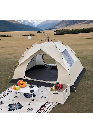 Çift Kişilik Kamp Çadırı Açık Bej