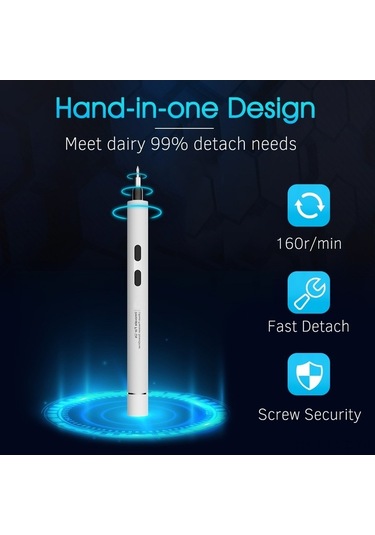 Fortunelane 18 Uçlu Beyaz Elektrikli Tornavida Seti - Laptop Ve Cep Telefonu Tamiri İçin 0.2nm Tork, Aaa Pil Gerektirir, Pil Dahi