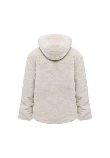 Name It Nkfmıla Jacket W Hood Pb Grı Kız Çocuk Mont 000000000102408586 Gri