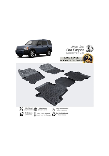 3d Paspas Siyah Land Rover Dıscovery 03-4 2005++
