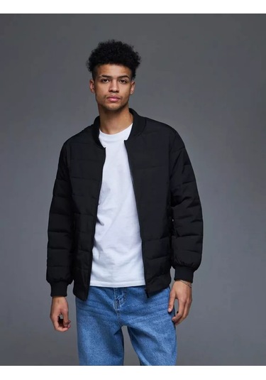 Poduct-jacket Oversize Bomber Demisezon Yeni Model 219220438 Siyah