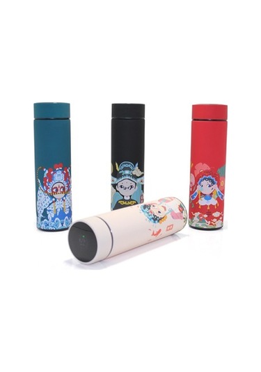 Kapamarka Dijital Göstergeli Paslanmaz Çelik Termos Diğer