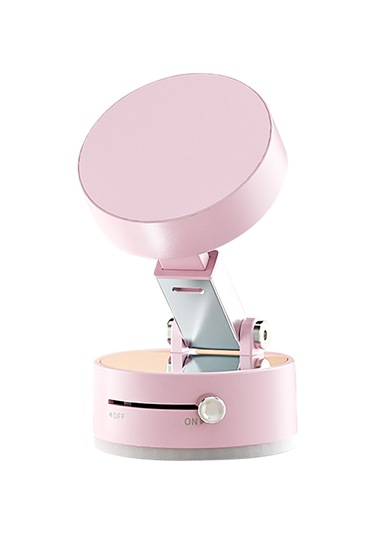 Hombey Çift Fonksiyonlu Manyetik Ve Vakum Emici Telefon Tutucu - Araç/masaüstü Kullanıma Uygun, Katlanabilir Ve Genişletilebilir - Sakura Pembe