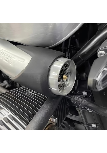Motion003 Yeni Motosiklet Egzoz Borusu Radyatör Kapağı Hava Giriş Filtre File Örtüsü Bmw Rninet R Nine T Nınet İçin Altın Rengi