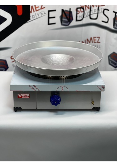 Paslanmaz Tantuni Ocağı 50 50 Cm Tepsi Dahil - Doğal Gazlı