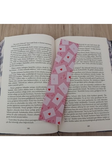 Kitap Ayracı - Sevimli Kalpler Zarf