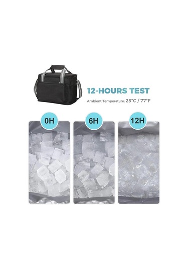 Suofeng 15l Gri Oxford Kumaş Isı Saklama Çanta - Uzun Süreli Soğuk/ısı Saklama, Sıcaklık Koruma, Outdoor Piknik Çantası Çok Renkli