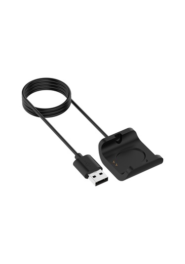 Springsun Amazfit Bip S/1s/a1805/a1916 İçin 1 Metre Siyah Usb 2.0 Şarj Kablosu Pc+pvc Malzeme, 5v Giriş/çıkış