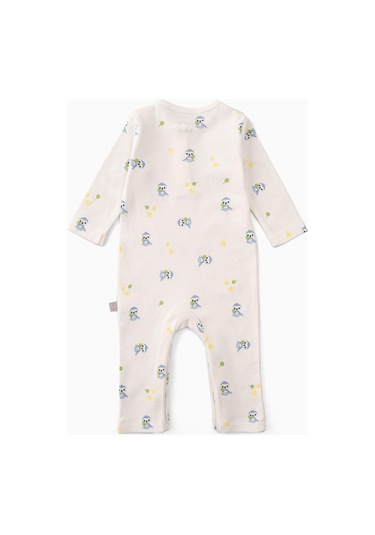 Boumini Bebek Uzun Kollu Çıtçıtlı Tulum Mavi Miskin-mavi Miskin Mavi