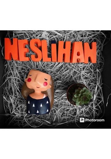 İsime Özel Kız Saksı