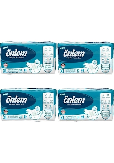 Önlem Hasta Bezi XL 4 x 30'Lu 120 Adet