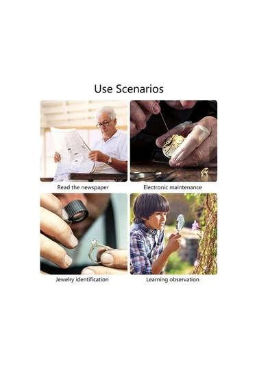 Lemestar "3x Büyütmeli Led Sayfa Büyüteç Lambası - Taşınabilir Ve Ayarlanabilir Aydınlatma"