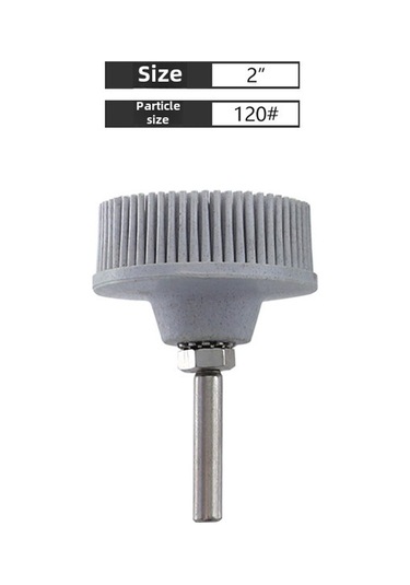 Mufunye Ruıtool 50mm Beyaz 120 Elmas Kumu Kauçuk Fırça - Talaş Kaldırma, Parlatma Ve Zımparalama İçin Elektrik Matkap Disk Fırçası